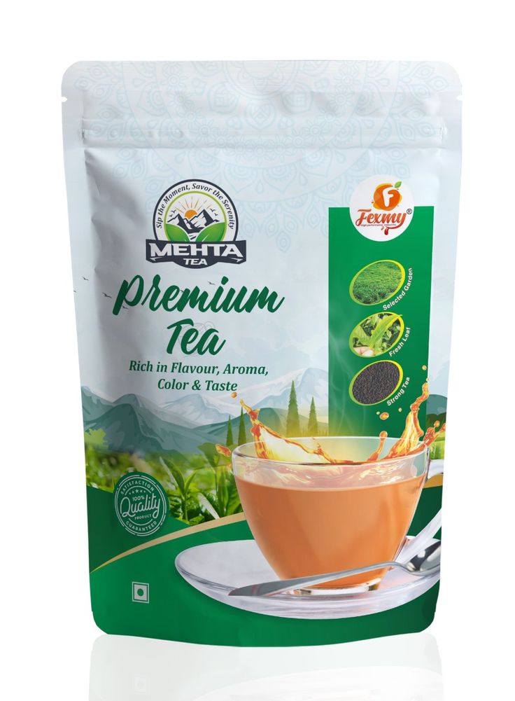 Tea Standy Ziplock Pouch